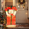 Lucktree Lighted Snowman in Gift Box Christmas Decoration
