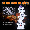 Lucktree 4 Ft Halloween Decorations Outdoor Stacked Ghosts, Free-Standing Cute Yard Decorations