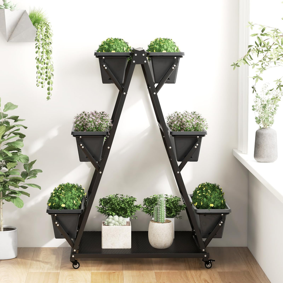 Lucktree 6-Tier Rolling Raised Garden Bed