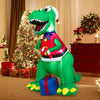 Lucktree 6.8 FT Inflatable Christmas Dinosaur
