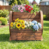 Lucktree Garden Planter with Drainage Holes & Wheels for Flowers Herbs Vegetables