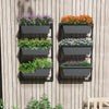 Lucktree Vertical Raised Garden Bed, Hanging & Wall-Mounted Planter Garden Boxes