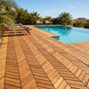 Lucktree 30 PCS Interlocking Patio Flooring Tiles with Drainage Base