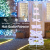 Lucktree 7 FT Lighted Spiral Christmas Tree