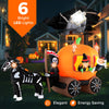 Lucktree 10.2 FT Long Halloween Inflatable Carriage