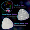 Lucktree 6 FT Spiral Christmas Tree, Outdoor Led Christmas Tree with 135 LED Lights - LucktreeUS
