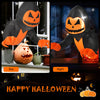 Lucktree 3.3 FT Halloween Inflatable Pumpkin Head Ghost Broke Out from Window