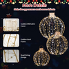 Christmas LED Light Balls for Tree (3 Pack) - Lucktree