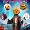 Lucktree 5.6FT Halloween Animated Standing Pumpkin Scarecrow