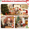 Lucktree 2 Pack Christmas Tree Photo Holder with 36 Round Clips