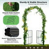 Lucktree Garden Arbor Trellis with Door