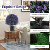 Lucktree 21.5’’ Artificial Lavender Topiary Ball Tree Set of 2