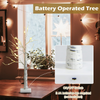 Lucktree 2FT Lighted Birch Tree, Artificial Small Tree White Christmas Tree - LucktreeUS