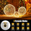 Lucktree 3 Pack Christmas LED Light Balls for Tree