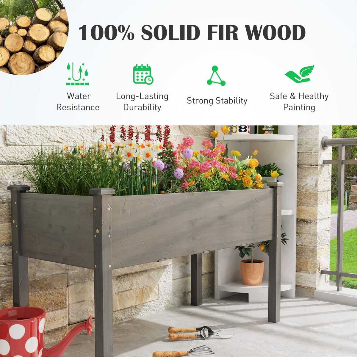 Raised Garden Bed with Legs