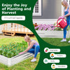 Lucktree Galvanized Raised Garden Bed
