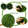 Lucktree 2 PCS 15.7 Inch Artificial Boxwood Topiary Balls - LucktreeUS