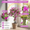 Lucktree 2 Pack Artificial Bougainvillea Trees | 43.5" Sun-Protective Fake Silk Floral Plants