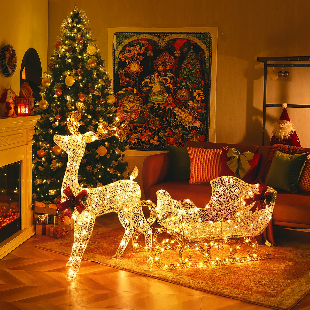 6 FT Christmas Lighted Outdoor Yard Decoration - Lucktree