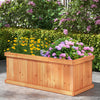 Lucktree Raised Garden Bed | 31”x14”x12” Wooden Planter Box with 4 Drainage Holes (1/2)