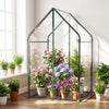 Lucktree Mini Outdoor Portable Green House with Sturdy Metal Frame
