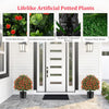 Lucktree 21.5’’ Artificial Rose Topiary Ball Tree for Indoor Outdoor