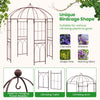 Lucktree Birdcage Shape Garden Arbor, 8.4ft High x 7ft Wide