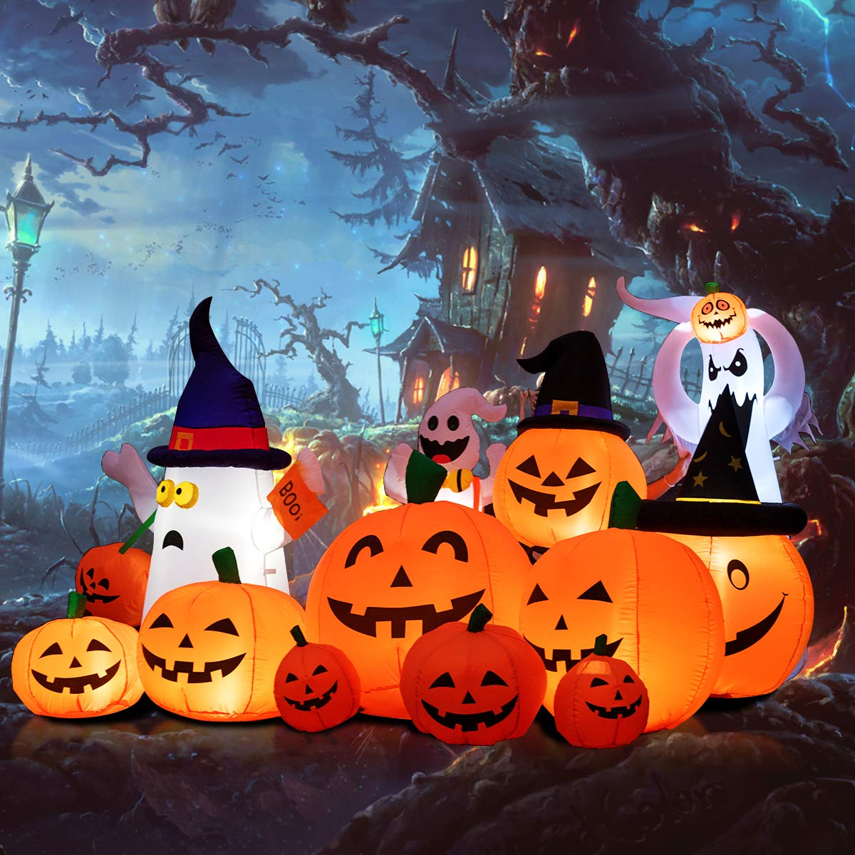 Lucktree 7.5 Ft Halloween Decorations