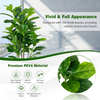 Lucktree Fake Fiddle Leaf Fig Tree, 2-Pack 51'' Tall Artificial Tree Greenery Plants in Pots W/100 Leaves - LucktreeUS