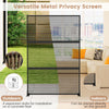 Lucktree Metal Privacy Screen with Expansion Bolts and Connection Screws