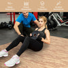 Lucktree 12 Tiles Exercise Foam Mats with Border, 48 SQ FT EVA Interlocking Flooring Mats for Exercise Equipment
