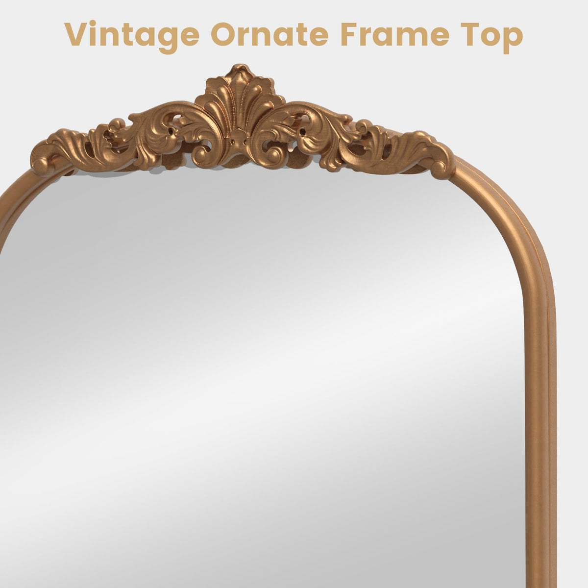 Lucktree Antiqued Gold Wall Mirror(30"L x 20"W)