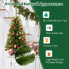 Lucktree 3ft Mini Artificial Christmas Tree, Unlit Green Holiday Tree with 116 Lifelike PVC Branch Tips