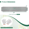 Lucktree Galvanized Metal Landscape Edging 6 Packs 20FT Heavy-Duty Hammer-in Edging Border
