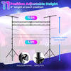 Lucktree DJ Light Stand, 14FT Lighting Truss System with 32 Lights Hold 220LBS Capacity