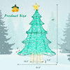 Lucktree 4 FT Lighted Artificial Christmas Tree