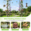 Lucktree 84'' Garden Arbor with Bird Feeding Station