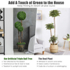 4 Ft Artificial Boxwood Topiary Tree - LucktreeUS