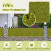 Lucktree 12PCS 20" x 20" Grass Wall Panels Backdrop, Garden Privacy Fence Screen, 33.3 Sq.ft Artificial Moss Wall Panels