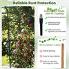 Lucktree Metal Garden Arch Trellis for Climbing Plants Outdoor