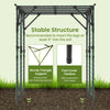 Lucktree Outdoor Grape Vine Trellis for Climbing Plants 79" x 59" x 78" Large Garden Arch