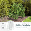 Lucktree 4 Panels Cucumber Trellis A-Frame Garden Trellis for Plant Climbing