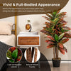 Lucktree Artificial Croton Palm Tree