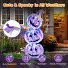 Lucktree 3.4 Ft Halloween Decorations, Light up Stacked Pumpkins with 150 LED Lights