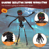 Lucktree 6 FT Animated Halloween Decoration Hanging Zombie Sound-Activated Skeleton Decoration