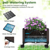 Lucktree Raised Garden Bed with Wheels & Tomato Cage