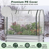 Lucktree Raised Garden Bed with Legs & Greenhouse Cover (1/2)