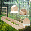 Lucktree Raised Garden Bed with Trellis, 93" L x 25" W x 40" H