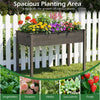 Lucktree Solid Pine Wood Planter Box w/Legs