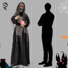 Lucktree 6 FT Halloween Animatronics Standing Witch, Talking Animated Wicked Witch with Light Up Eyes & Magical Ball